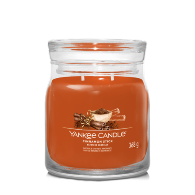 Yankee Candle Signature Cinnamon Stick Medium jar