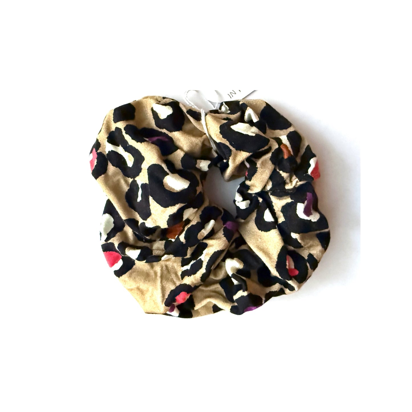 Hair donut Leopard pattern