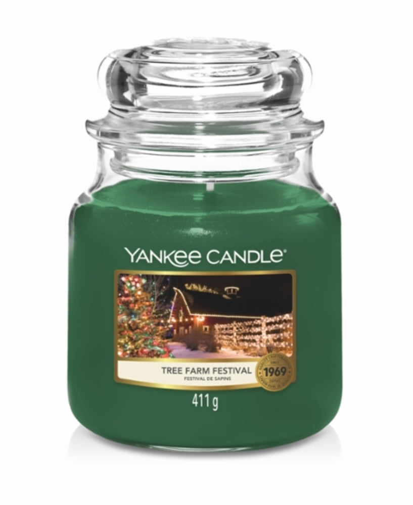 Yankee Candle Classic Tree Farm Festival Medium Jar