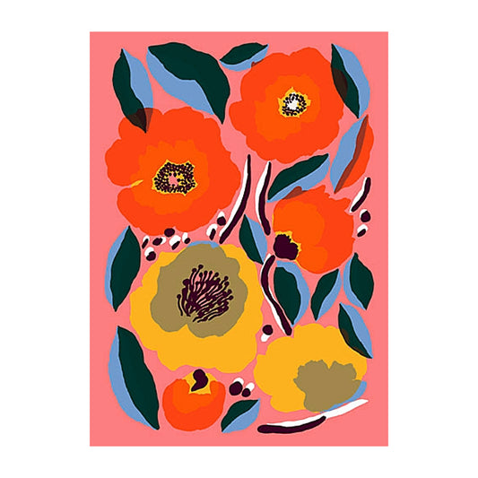 2-part card Rosarium Marimekko