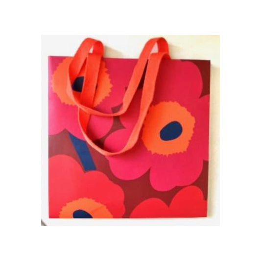 Gift bag size S Unikko Marimekko