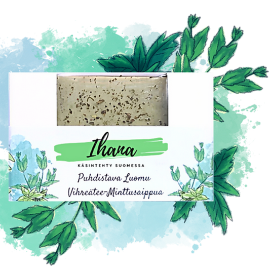 Bar Soap Cleansing Organic Green Tea Mint