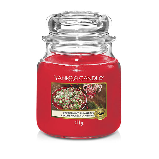 Yankee Candle Classic Peppermint Pinwheels Medium Jar