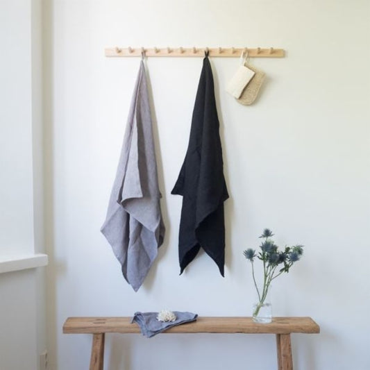 Linen towel Hanko gray 70 x 140 cm