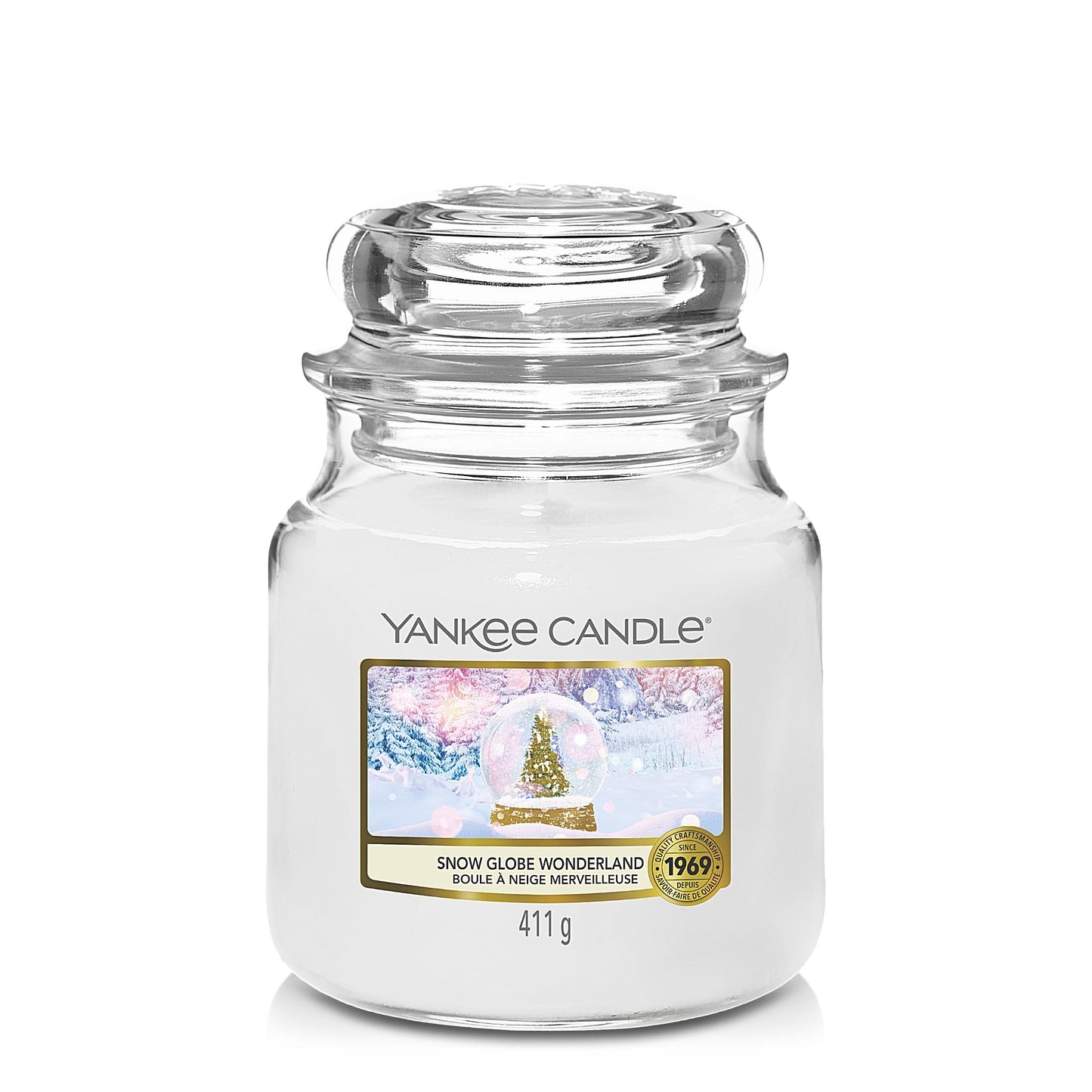 Yankee Candle Classic Snow Globe Wonderland Medium Jar