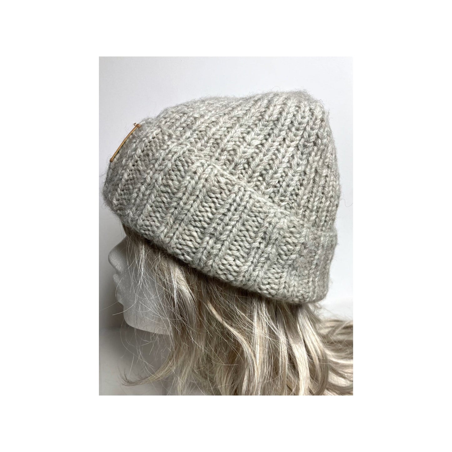 Wool beanie Olos gray