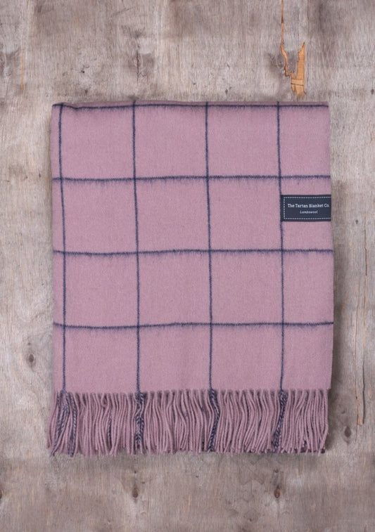 Wool blanket Dusky Mauve